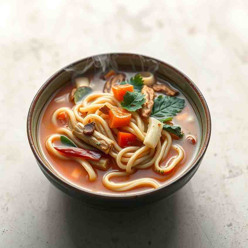 Healthy Hand-Torn Noodle Soup & African Food Recipes